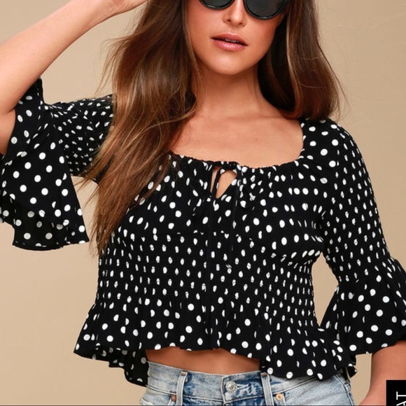 Free People Tops - Free People Polka dot top